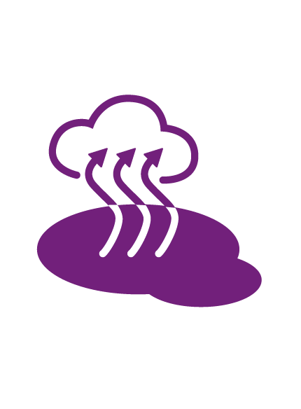 Oil vapor icon
